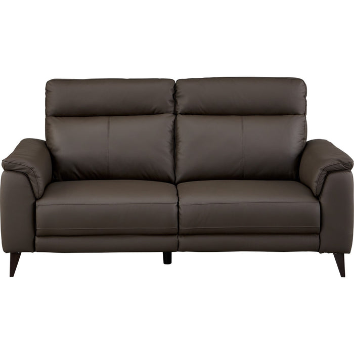 3S-SOFA LB07 LEATHER DBR