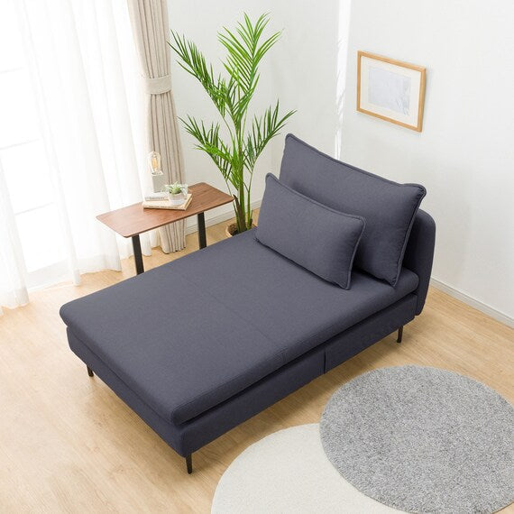 MS01 CHAISE LONG ARMLESS N-SHIELD FB AQ-DBL