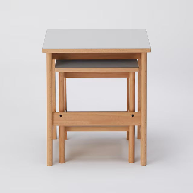 NEST TABLE BD002 GY/LBR