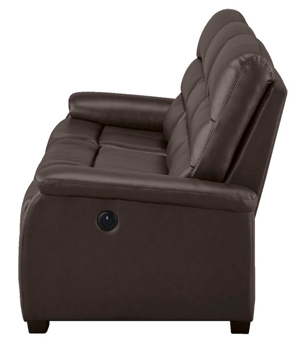 3 ELECTRIC 3P SOFA N-BELIEVA DBR2-MI15 LEATHER