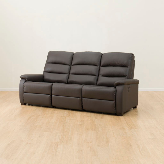 3 ELECTRIC 3P SOFA N-BELIEVA DBR2-MI15 LEATHER