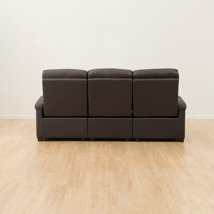 3 ELECTRIC 3P SOFA N-BELIEVA DBR2-MI15 LEATHER