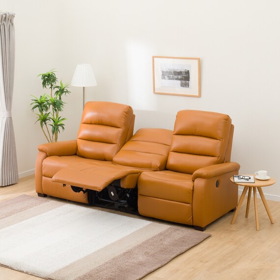 3 ELECTRIC 3P SOFA N-BELIEVA CA2-JHN76 TK-LEATHER