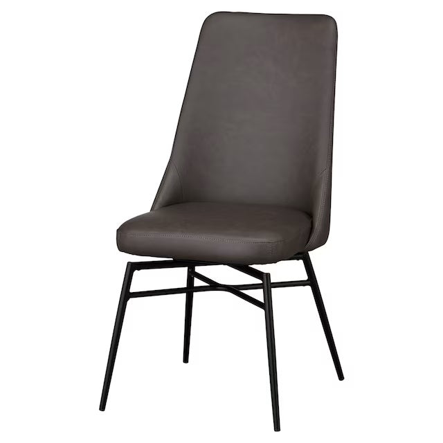 DINING CHAIR SW PVC DBR YA342