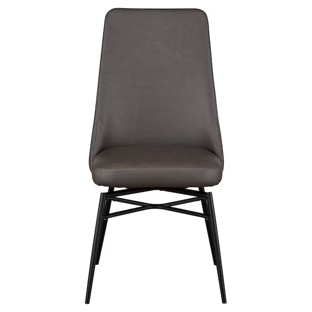 DINING CHAIR SW PVC DBR YA342