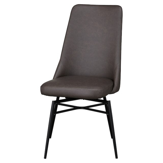 DINING CHAIR SW PVC DBR YA342