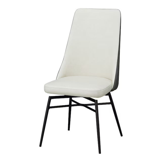 DINING CHAIR SW PVC IV/GY YA342