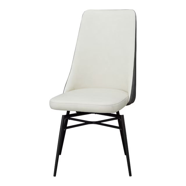 DINING CHAIR SW PVC IV/GY YA342