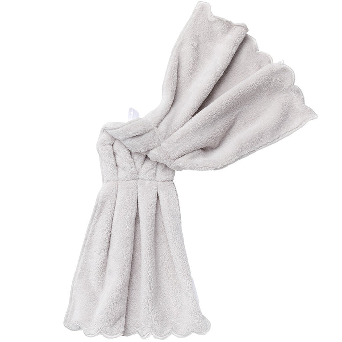 SCALLOP DRESS TOWEL GY SR23