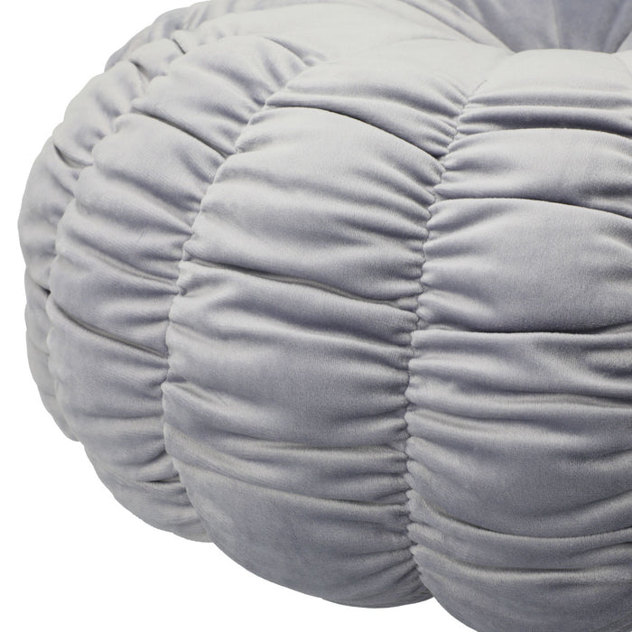 ROUND CUSHION PEONY PU SC024