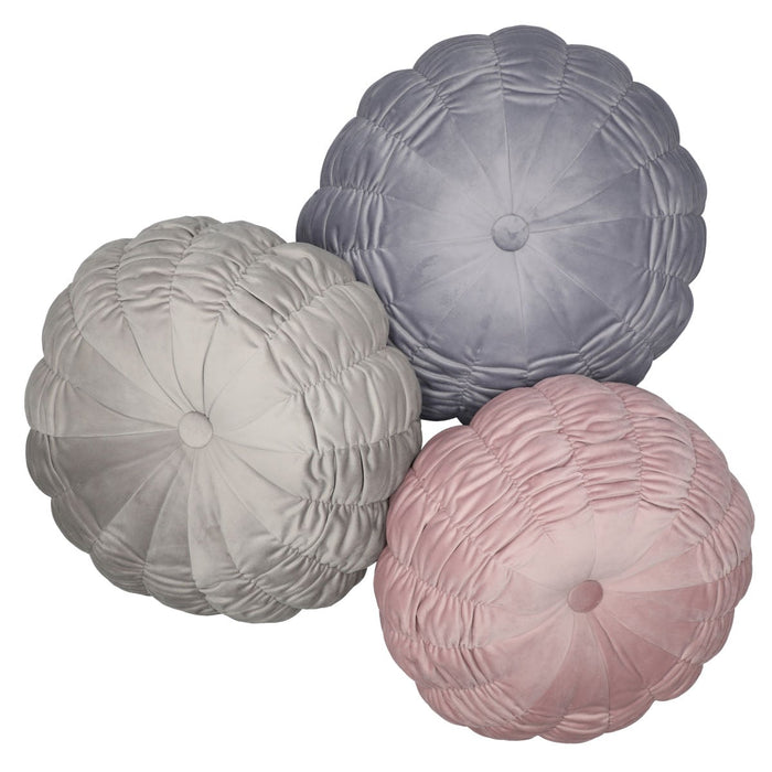 ROUND CUSHION PEONY RO SC024