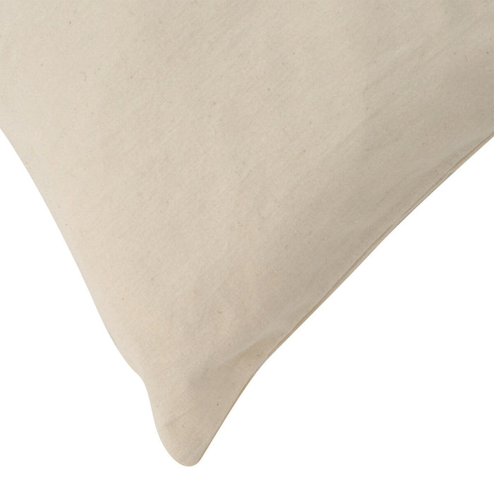 JUMBO CUSHION COVER COTTON LINEN WASH BE