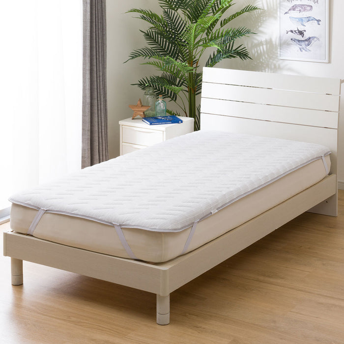 MATTRESS PAD N COOL WSP S GY S2403