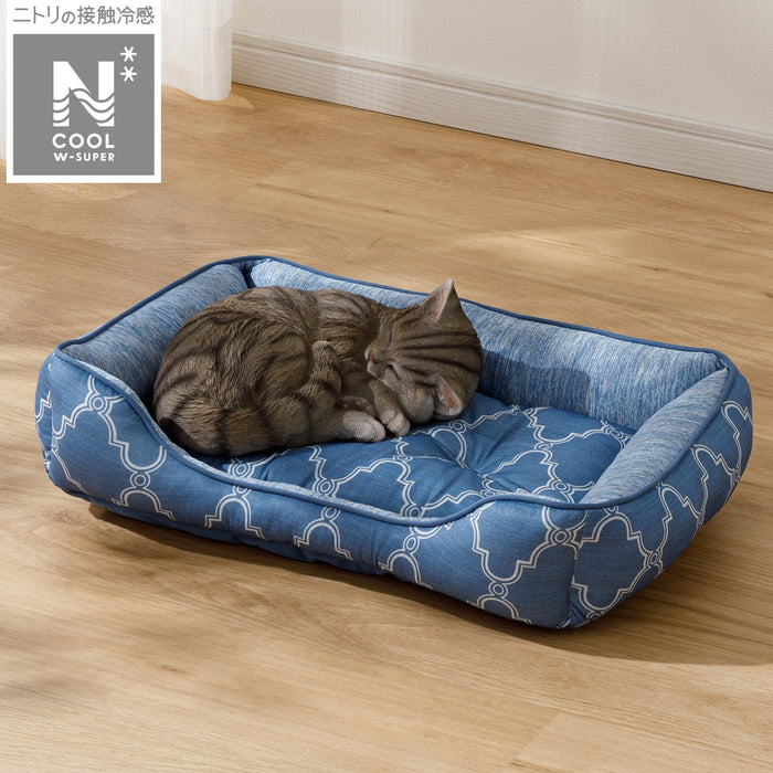 PET BED N-COOL WSP M-SQUARE BL S243