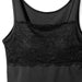 WOMENS SUPERCOOL TANK TOP WITH BUILT IN CUP LACE BKM