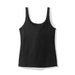 WOMENS SUPERCOOL RIBBED TANK TOP WITH BUILT IN CUP BKM