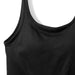 WOMENS SUPERCOOL RIBBED TANK TOP WITH BUILT IN CUP BKM