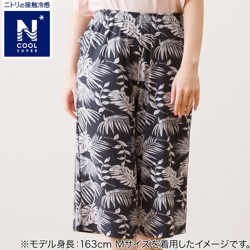 WOMENS SUPERCOOL THREE QUARTER LENGTH ROOMPANTS LEAF PATTERN M