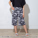 WOMENS SUPERCOOL THREE QUARTER LENGTH ROOMPANTS LEAF PATTERN M