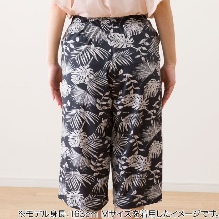 WOMENS SUPERCOOL THREE QUARTER LENGTH ROOMPANTS LEAF PATTERN LL