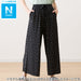 WOMENS COOL LONG LENGTH ROOM PANTS DOT PATTERN M