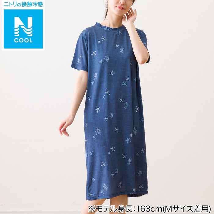 WOMENS COOL RELAXED DRESS SEA INSPIRED DESIGN DBLLL