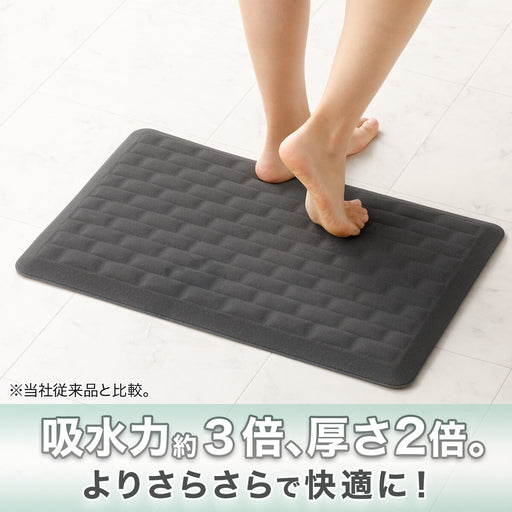 SOFT KAITEKI BATHMAT 38X59 GY UM06