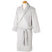 FLANNEL BATHROBE L LGY QE05