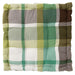 YARN DYED GREEN CHECK BOX CUSHION 45X45