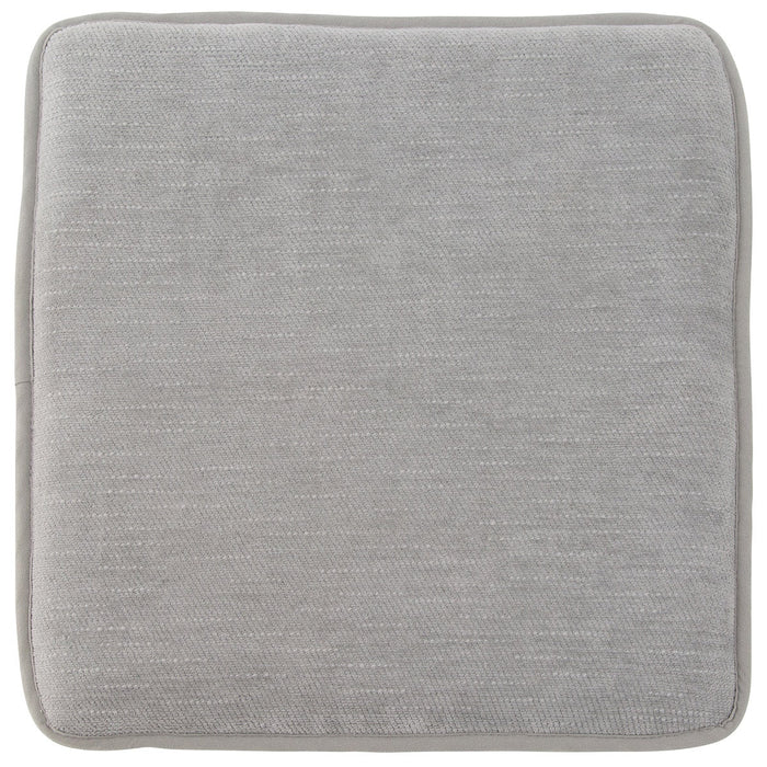 SEAT CUSHION CHENILLE SQ GY