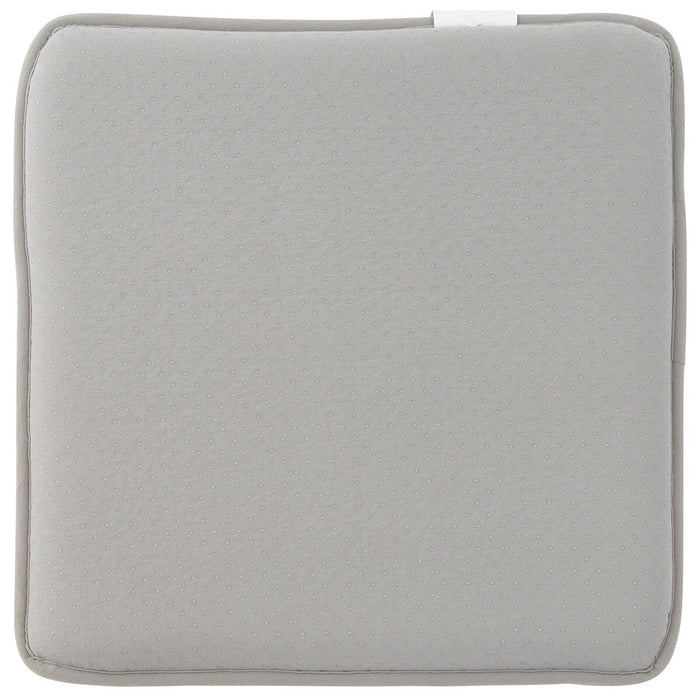 SEAT CUSHION CHENILLE SQ GY