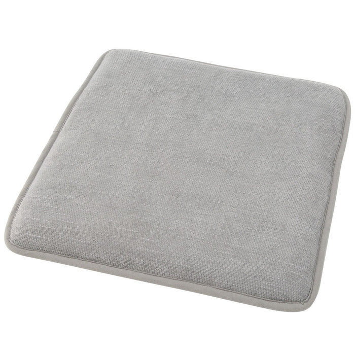 SEAT CUSHION CHENILLE SQ GY