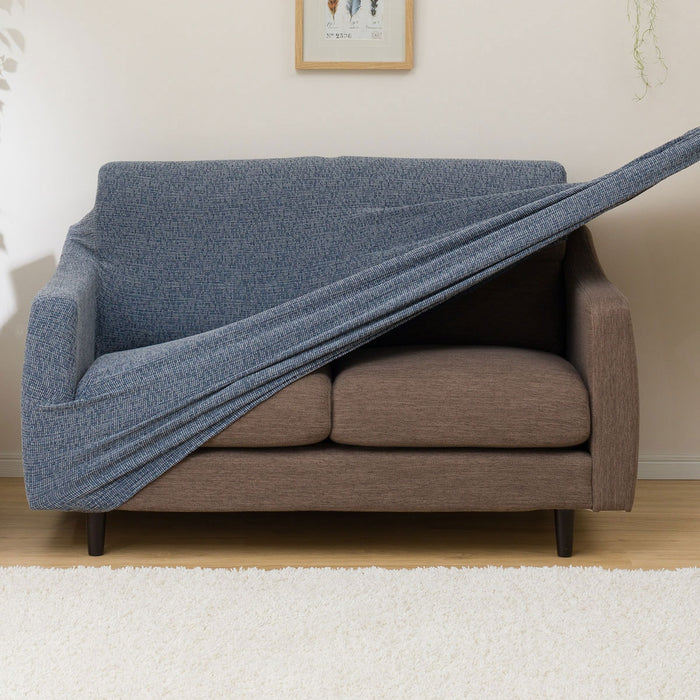 STRETCHED SOFA COVER WITH ARM RESIST2 2P NV