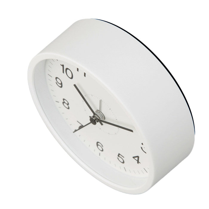 TABLE CLOCK SW WH 006TG