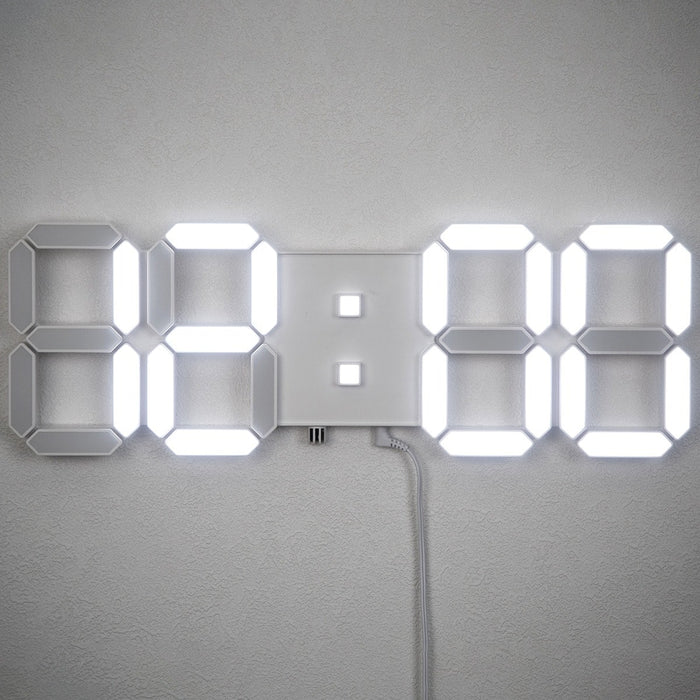 3D LED WALL CLOCK WITH REMOTE CONTROL S662DJ