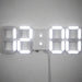 3D LED WALL CLOCK WITH REMOTE CONTROL S662DJ