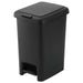 ANTIBACTERIAL AND DEODORANT STEP PUSH DUST BIN 10L BK