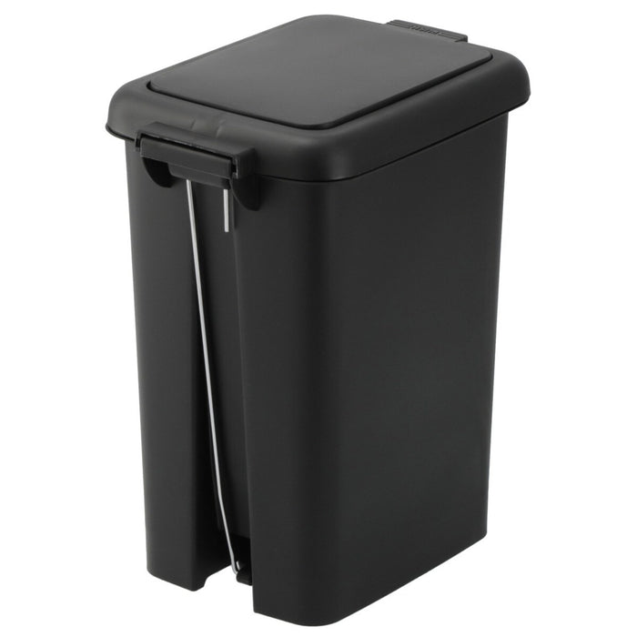 ANTIBACTERIAL AND DEODORANT STEP PUSH DUST BIN 10L BK