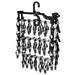 ALUMINUM LAUNDRY PEG HANGER 52P DGY