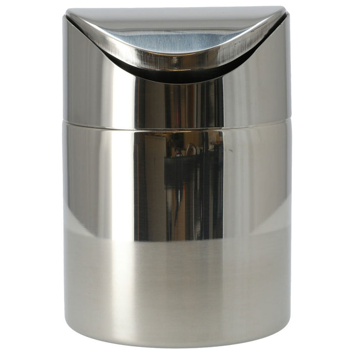 STAINLESS STEEL SWING TOP BIN 1.5L