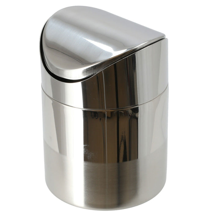 STAINLESS STEEL SWING TOP BIN 1.5L