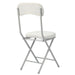 FOLDING CHAIR BURMESE WH