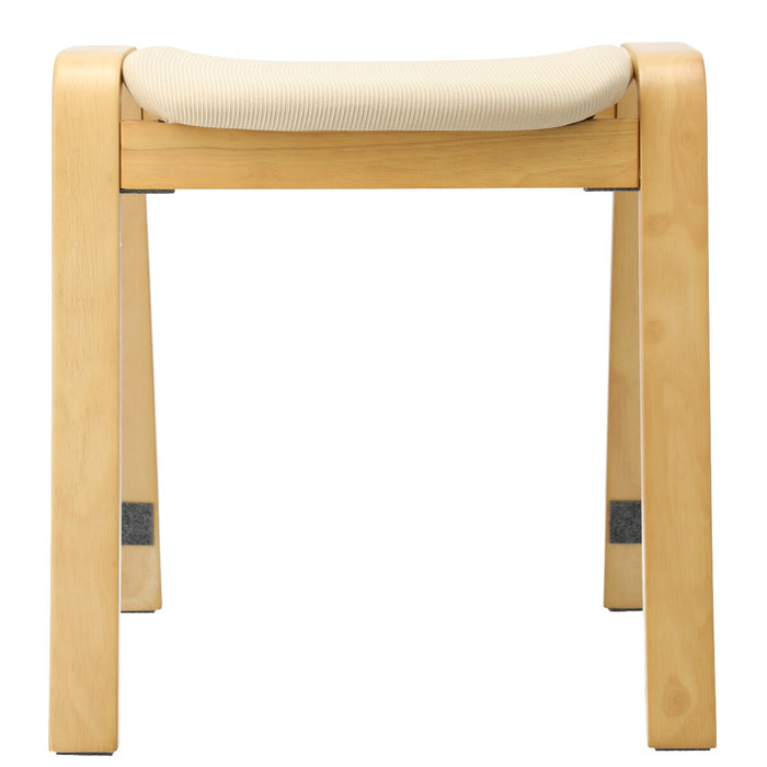 WOOD STOOL RYUK2 LBR