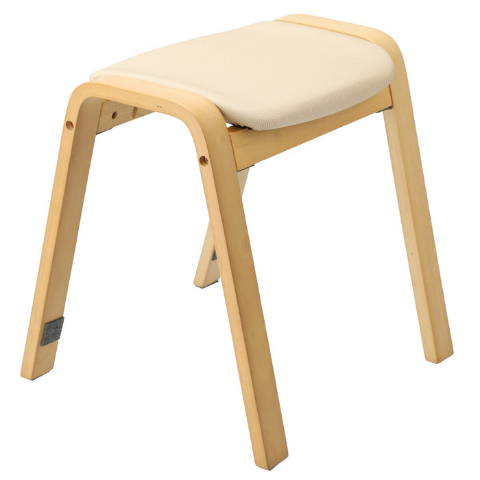 WOOD STOOL RYUK2 LBR