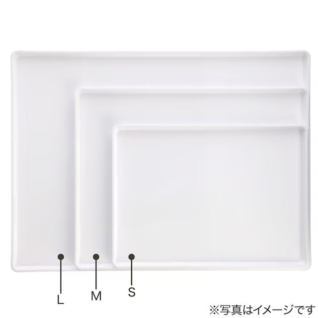 NON-SLIP TRAY WH S