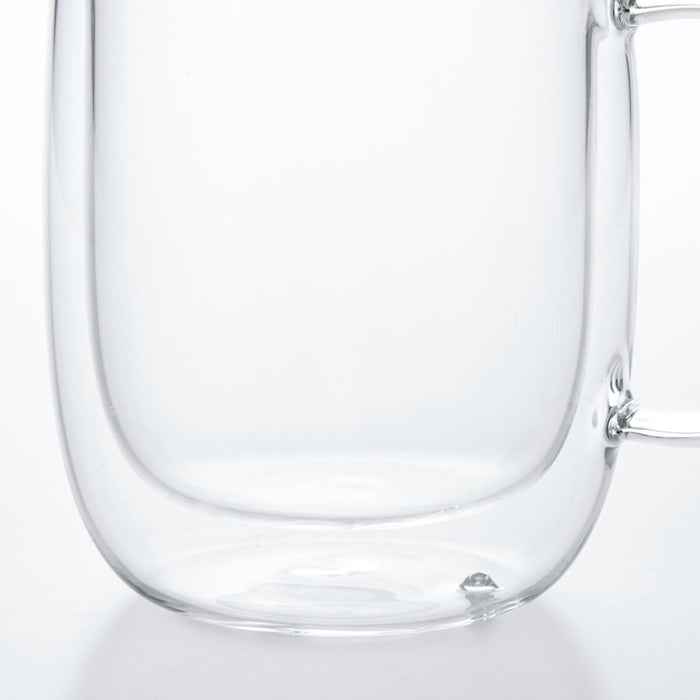 DOUBLE WALL GLASS MUG410 WS01