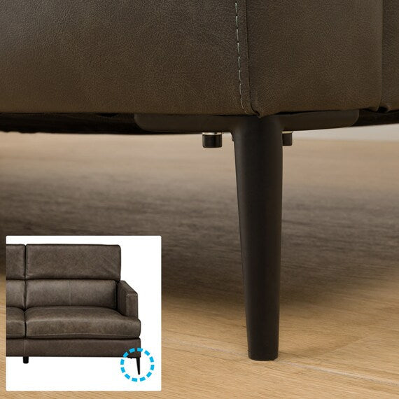 3P SOFA SATHERLA LEATHER-C2 DGY