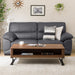 3S-SOFA WALL3-KD LEATHER-C1 GY