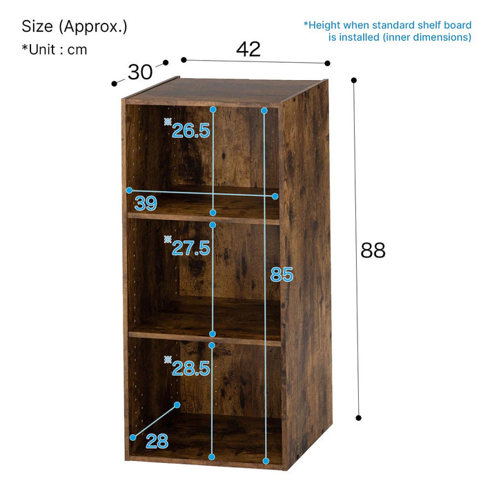 COLOUR BOX NCOLOBO REGULAR 3TIER MBR