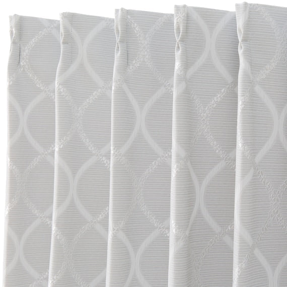 CURTAIN PATTERN2 GY 150X200X2